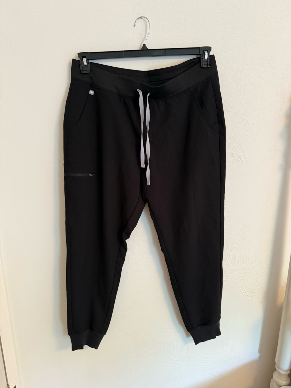 Women’s Black Jogger Pants with Drawstring